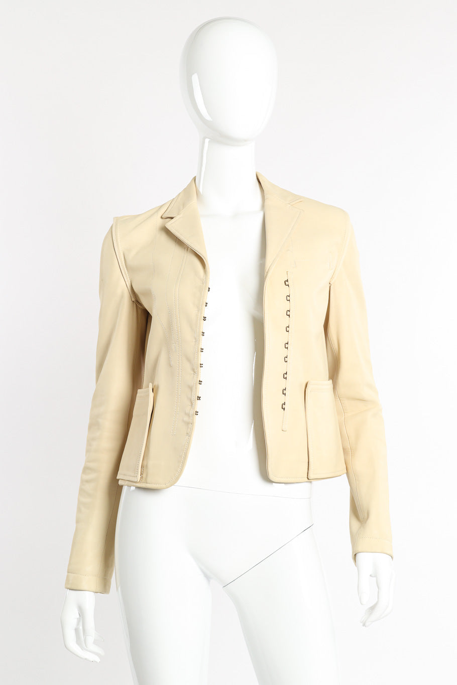 Leather jacket by Gucci on mannequin @recessla