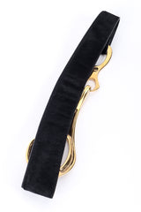 Vintage Gucci Oversized Horsebit Mohair Belt back @recessla