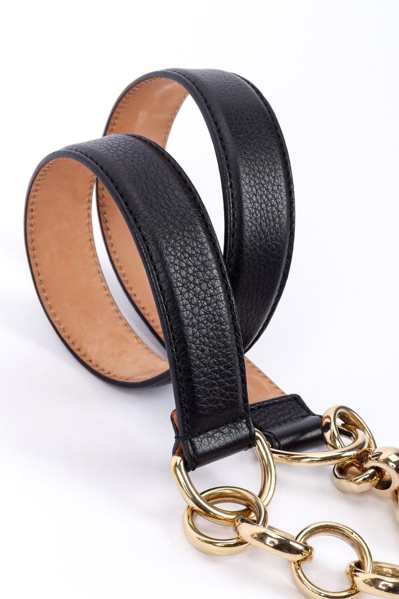 Gucci Horsebit Tassel Belt leather closeup @recessla