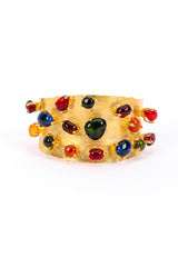 Gucci Cabochon Stone Cuff Bracelet front @reecss la