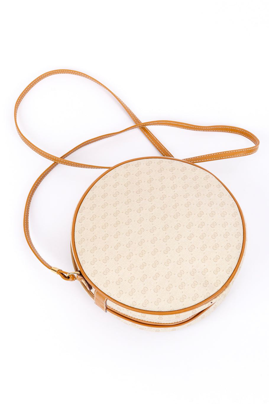 Vintage Gucci Monogram Canvas Circle Bag back @recessla