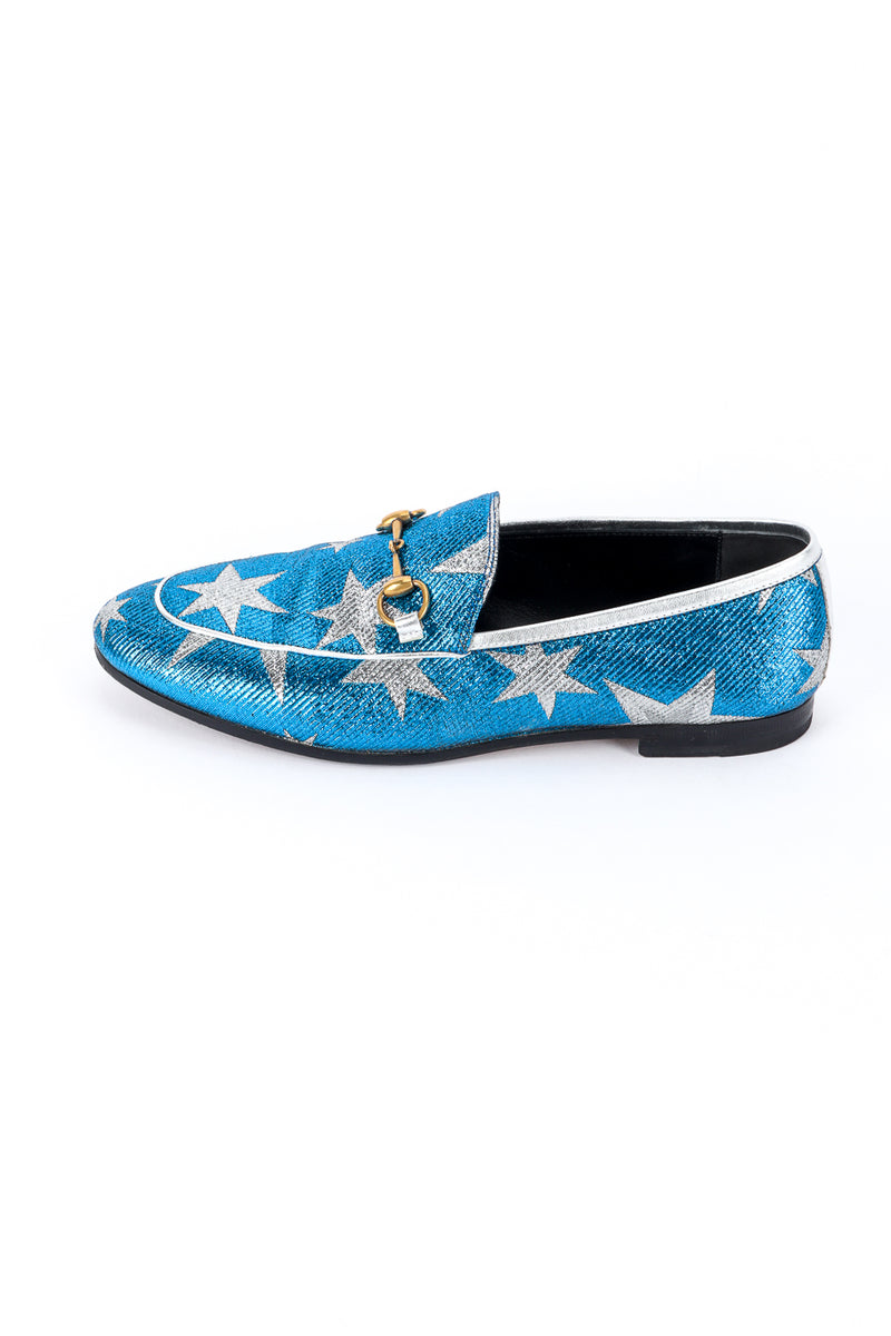 Gucci Starry Sky Lurex Loafers left shoe outer side @recess la