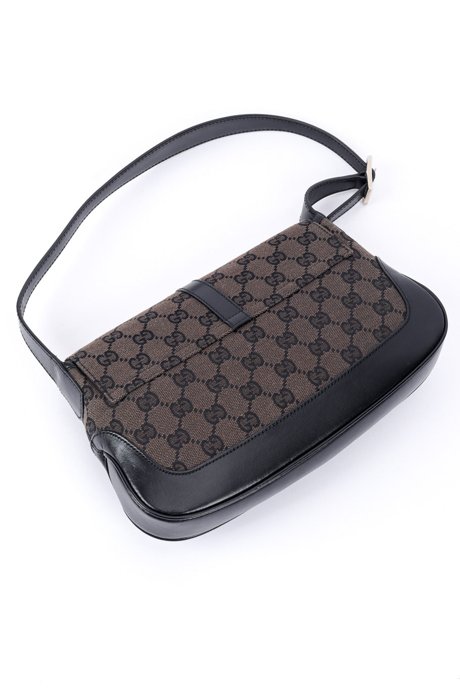 GG Monogram Jackie Shoulder Bag by Gucci on white background back @recessla