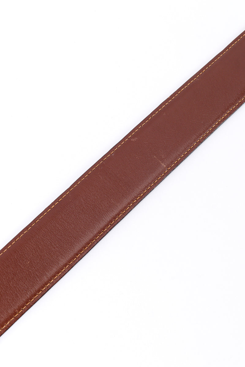 Vintage Gucci Reversible Leather Belt scratch on backside @recessla