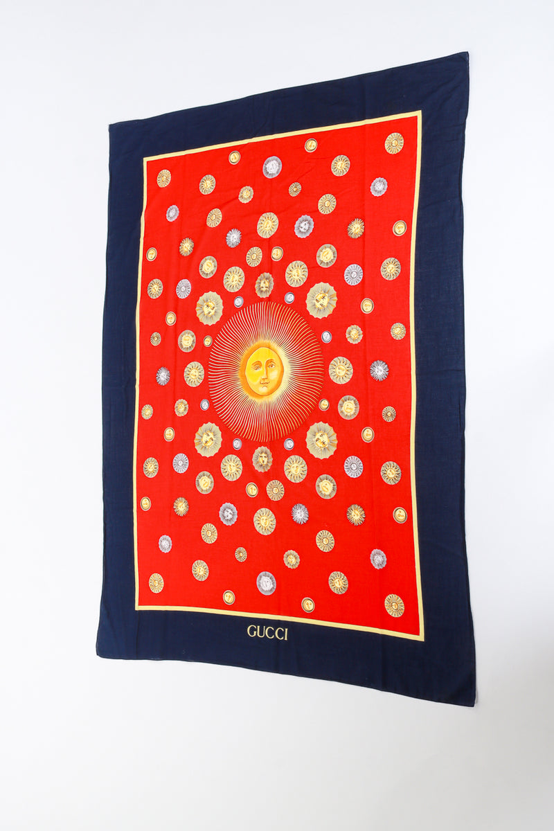 Gucci Sun & Moon Scarf flat lay @RECESS LA