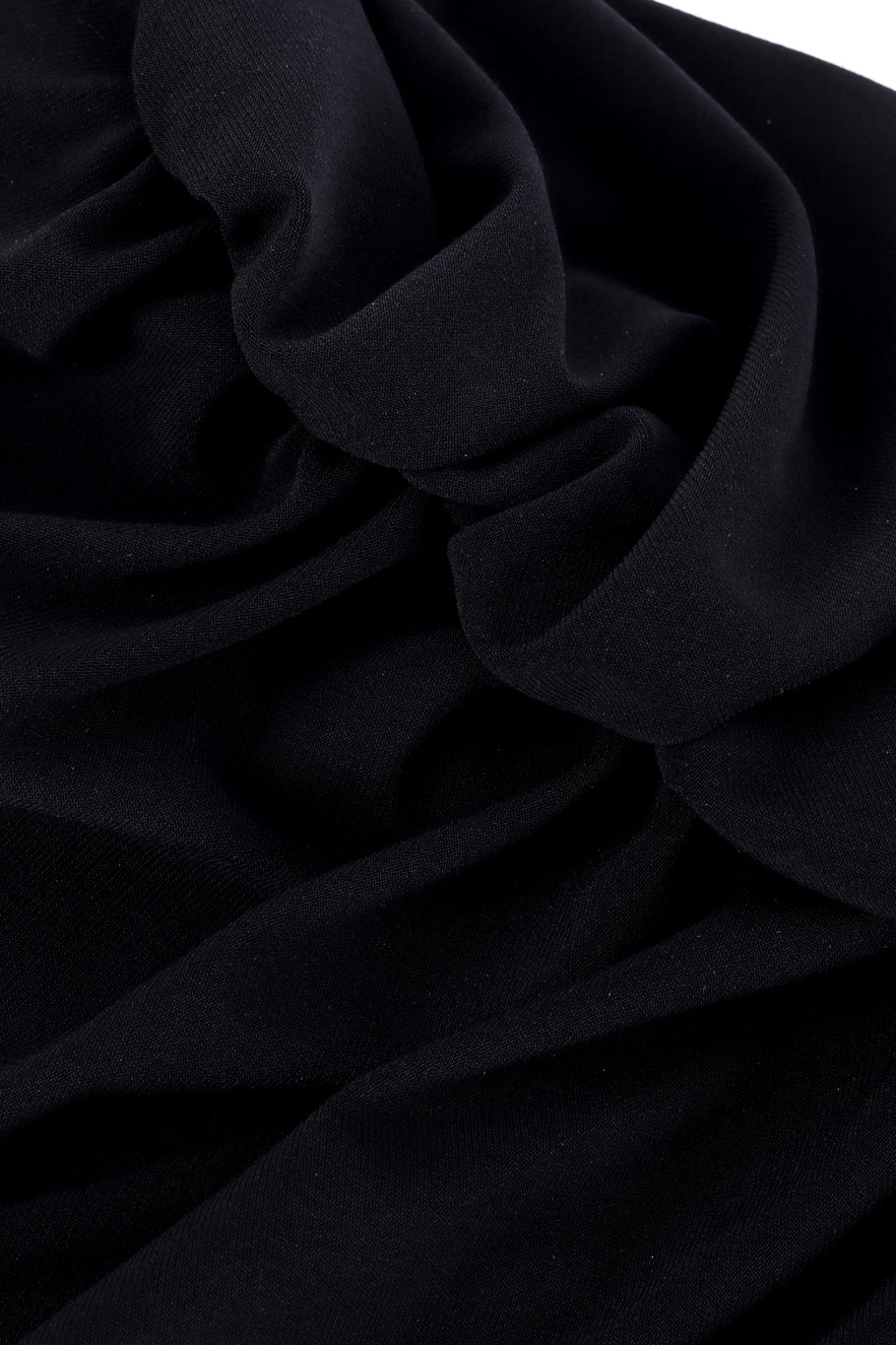 Vintage Janine Ruched One Shoulder Dress fabric closeup @recess la