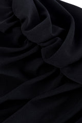 Vintage Janine Ruched One Shoulder Dress fabric closeup @recess la