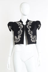 Vintage Givenchy Couture Soutache Matador Jacket front on mannequin @recessla