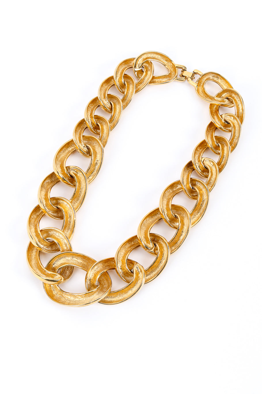 Vintage Givenchy Chunky Curb Link Necklace back @recessla