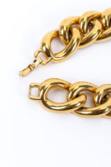 Vintage Givenchy Chunky Curb Link Necklace closure unhinged @recessla