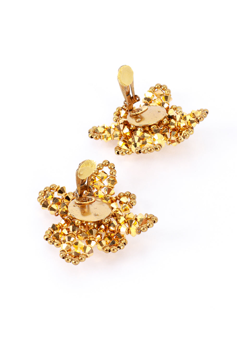 Fazio Golden Flower Earrings open @RECESS LA