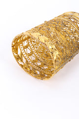 Vintage Long Filigree Cuff Bracelet II closeup @recessla