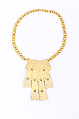 Vintage Brutalist Tiered Tablet Necklace back side @recessla