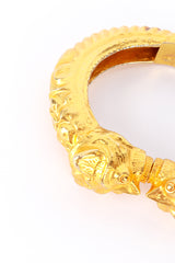 Vintage Double Foo Dog Head Bangle wear @RECESS LA