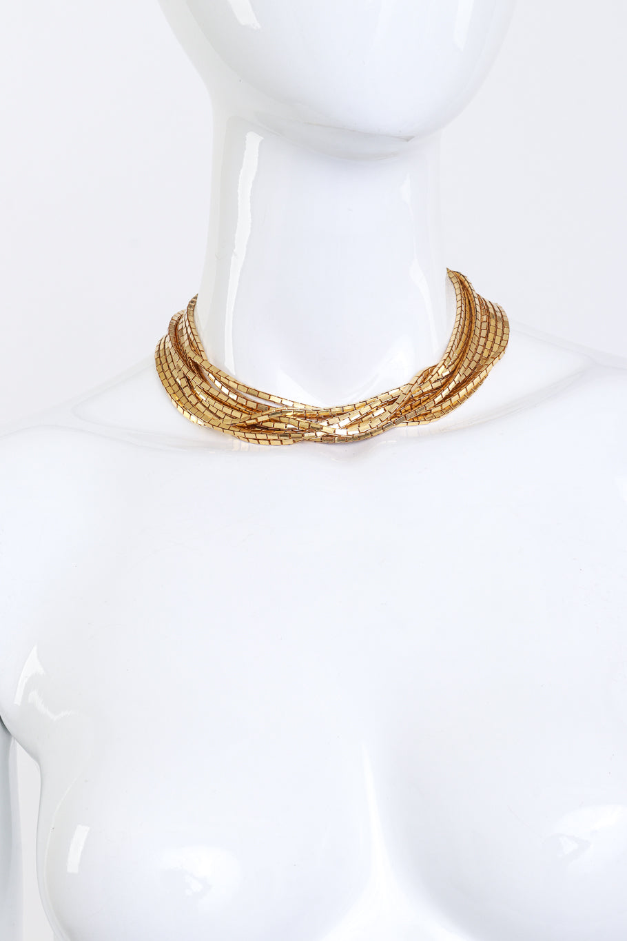 Henkel & Grosse 9-Strand Box Chain Collar Necklace @RECESS LA