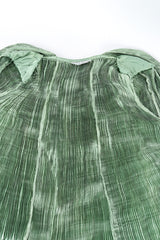 Vintage Patricia Lester Pleated Silk Jacket view of interior @recess la