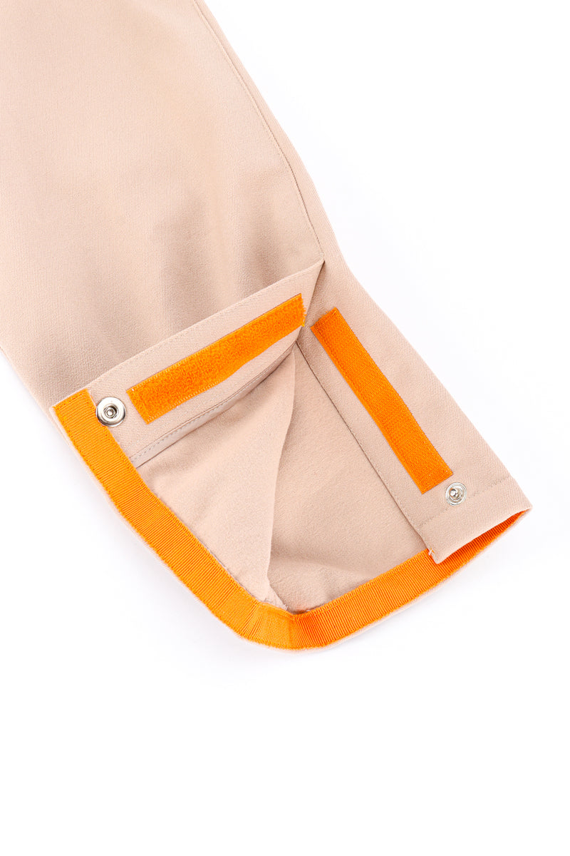 Vintage Hermés High Waist Cotton Pant ankle velcro closure @recess la