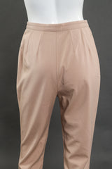 Vintage Hermés High Waist Cotton Pant back on mannequin closeup @recess la