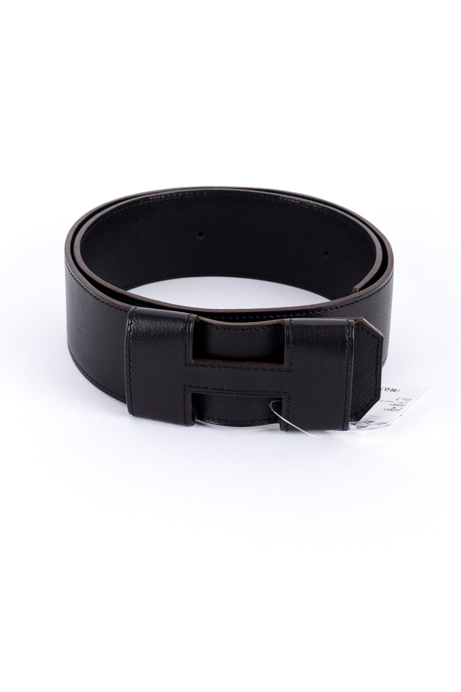 Hermes Black Buckle Belt side @RECESS LA