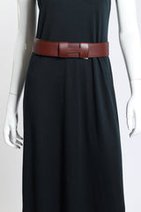 Hermes Brown H Buckle Belt on mannequin @RECESS LA