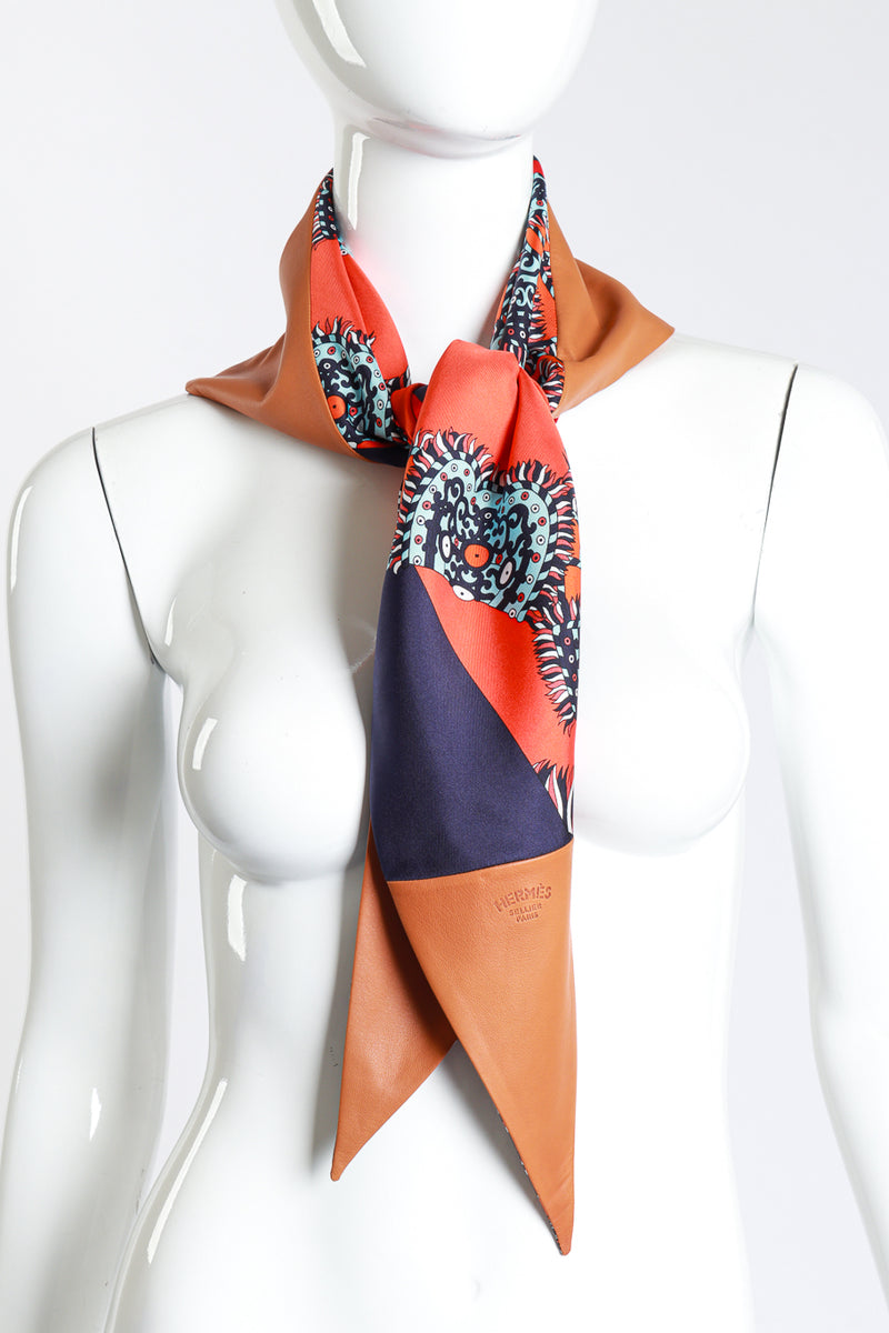 Hermes Tribal Pointe Scarf on mannequin @RECESS LA