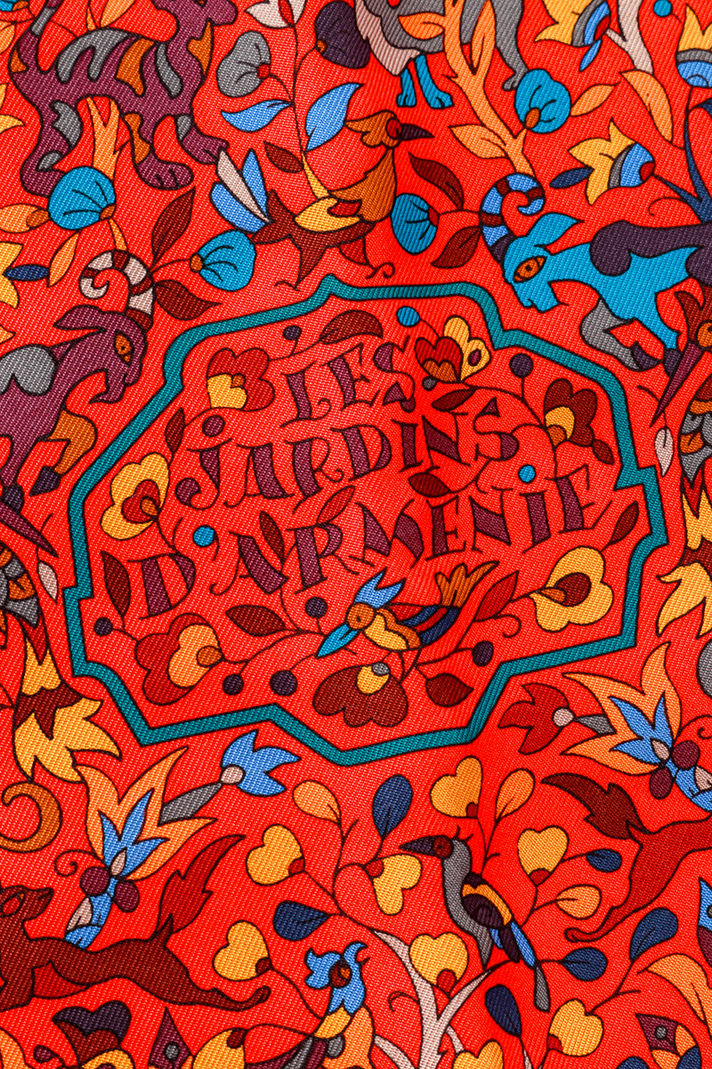 Hermès Les Jardins d’Armenie Hermes Scarf logo @RECESS LA