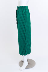 Issey Miyake Pleated Paperbag Culottes on mannequin @RECESS LA