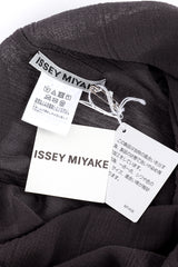 Issey Miyake Woven Mesh Dress & Pant Set dress tag and label @recess la