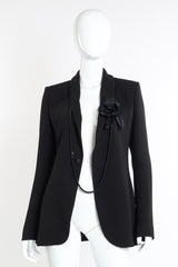 Jean Paul Gaultier Femme Ball Chain Blazer open front on mannequin @recessla