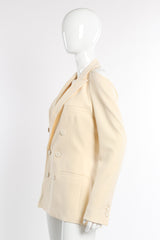 Jean Paul Gaultier Open Back Blazer side on mannequin @recessla