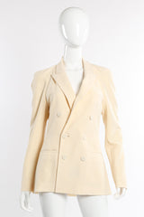 Jean Paul Gaultier Open Back Blazer front on mannequin @recessla