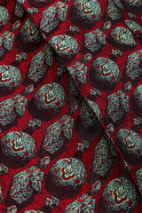 Vintage Jean Paul Gaultier Paisley Brocade Pant fabric closeup @recessla