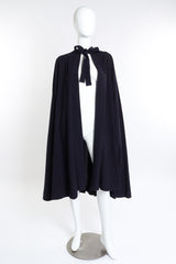 Vintage Jean Muir Tie-Front Cape front on mannequin @recess la