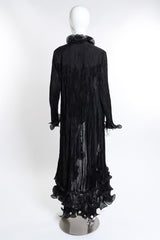 Vintage Joan McGee Pleated Spiral Ruffle Duster back on mannequin @recess la