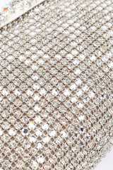 Vintage Johann Becker Rhinestone Clutch Bag crystal closeup @recessla