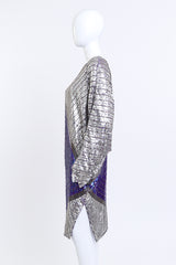 Judith Ann Creations Oversized Striped Sequin Silk Dress on mannequin @RECESS LA