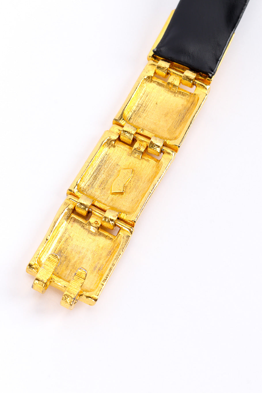 Tiled Chain Drape Slide Belt by Judith Leiber inside medallions @recessla