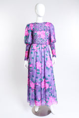 Judy Hornby Smocked Floral Maxi Dress on mannequin @RECESS LA