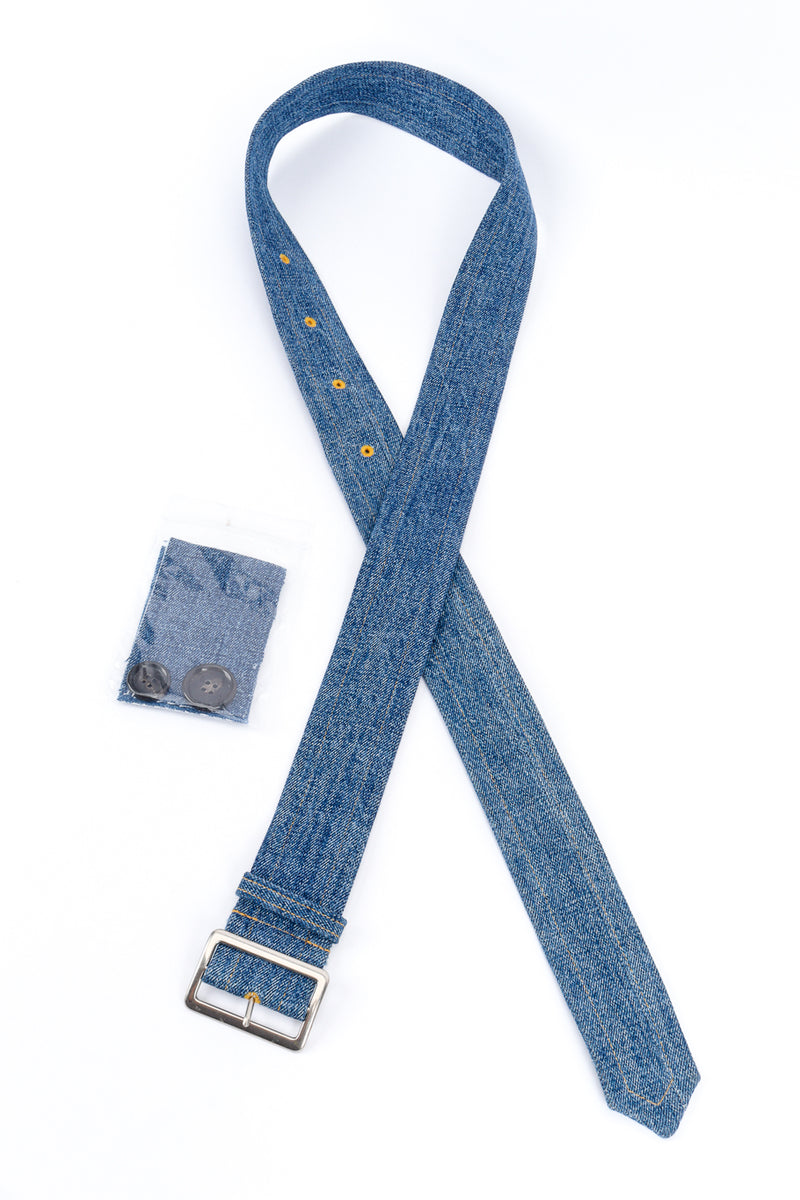 Junya Watanabe Indigo Denim Trench Coat belt @recess la