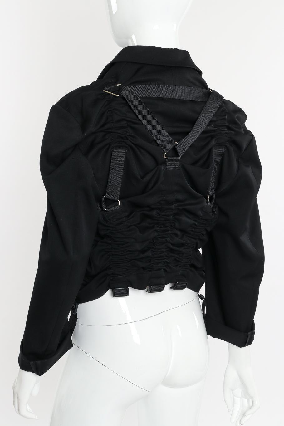 Junya Watanabe 2003 S/S Parachute Harness Jacket back on mannequin @recessla