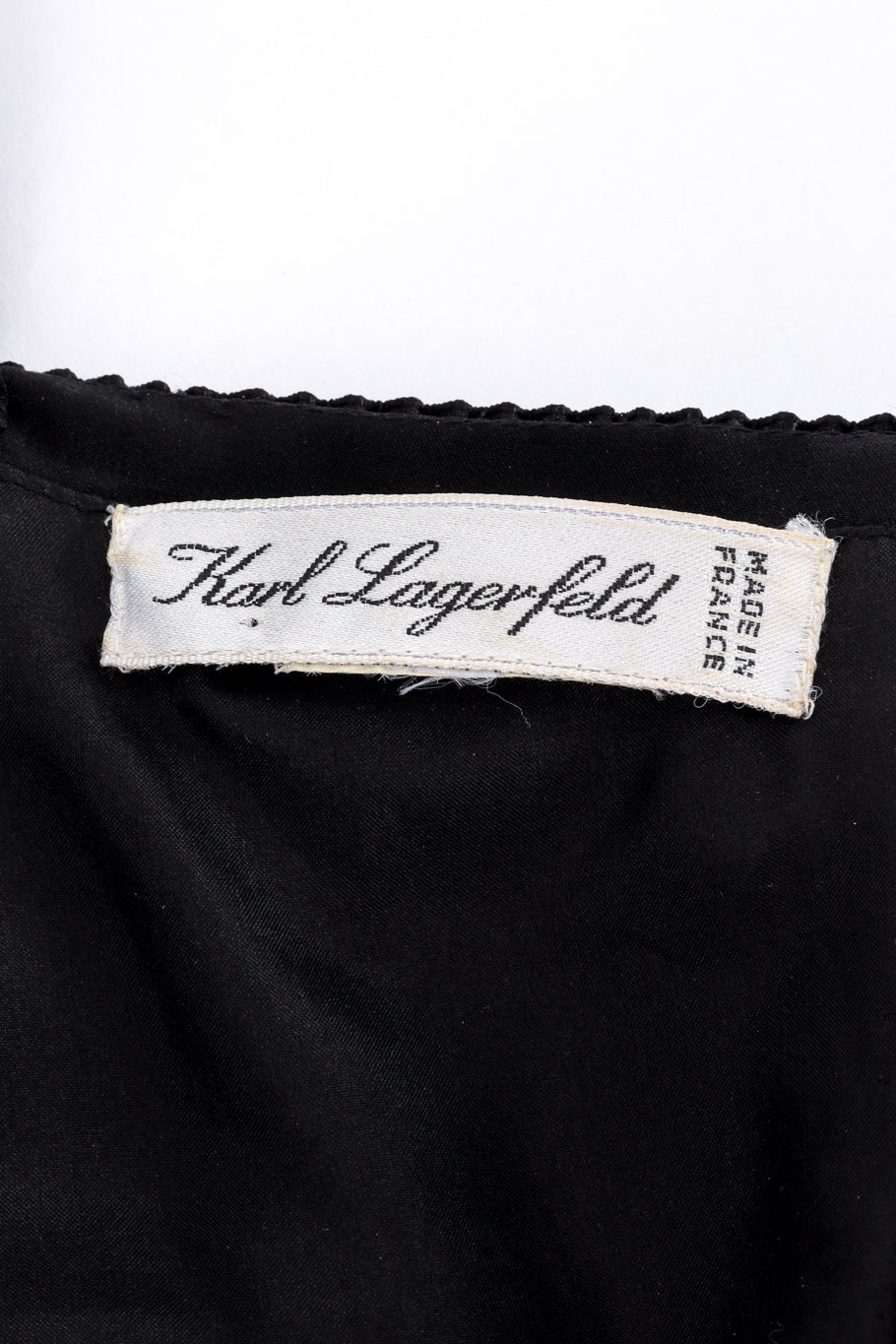 Karl Lagerfeld Striped & Knife Pleat Dress label @RECESS LA