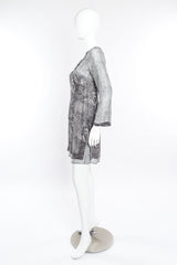 Kenzo Dragon Print Silk Tunic side view on mannequin @Recessla