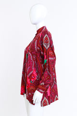 Kenzo Rose & Paisley Blouse side @RECESS LA