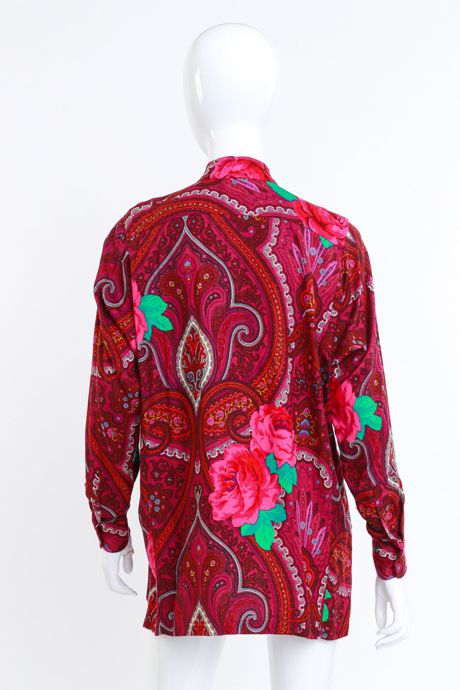 Kenzo Rose & Paisley Blouse back @RECESS LA