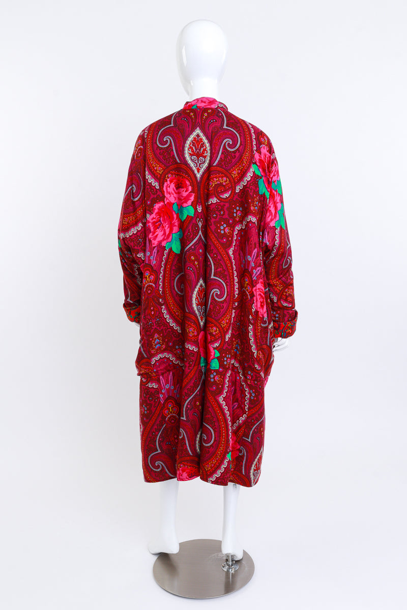 Kenzo Rose & Paisley Quilted Coat back @RECESS LA