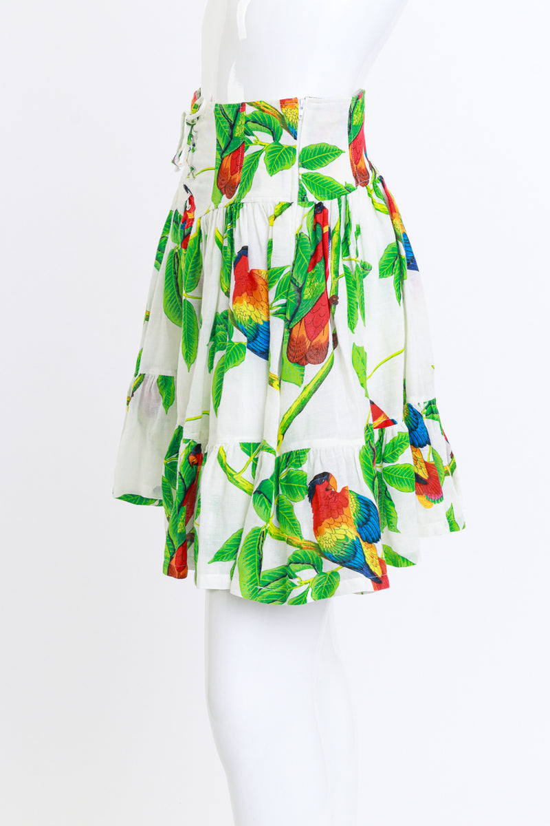 Kenzo Tropical Paradise Corset Skirt side @RECESS LA