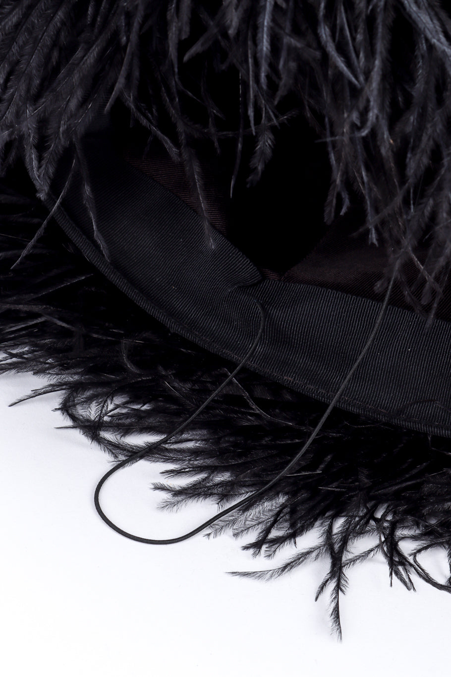 Marabou Feather Hat by Kokin strap @recess LA