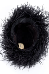 Marabou Feather Hat by Kokin inside @recess LA