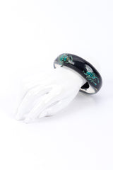 Kolos Designs Iridescent Beetle Lucite Cuff I on mannequin @recessla