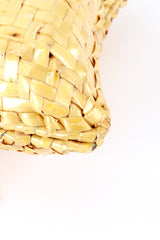 Koret Willow Weave Shoulder Clutch signs of wear@RECESS LA